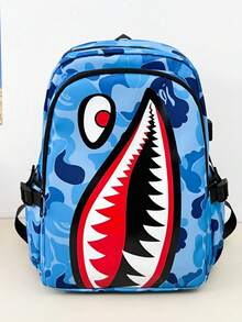 Nueva mochila minimalista luminosa y de moda, adecuada para ir al trabajo, viajar, vacaciones, escuela, de gran capacidad y multifuncional (sin accesorios incluidos) - Multicolor - Ver 8