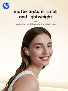HP kabellose Bluetooth-Ohrhörer mit Halbbügelform/8WJ00PA/H23A/Bluetooth 6.0 Typ-C Aufladung, Geräuschunterdrückung für Anrufe, kompakt & tragbar, bequemer Sitz, geeignet für Sport & Laufen, kompatibel mit Smartphones/Tablets/Laptops, Damen Edition, in verschiedenen Farben erhältlich - Übersicht 2