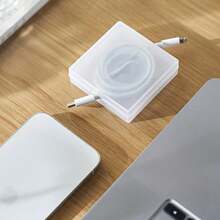 USB Cable Organizer Box With Phone Holder, Portable Cable Management Case - Clear - View 6