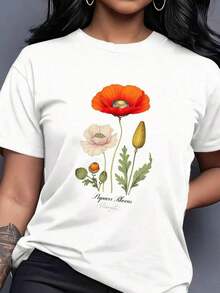 Dam-T-shirts - Vitt - Visa 1