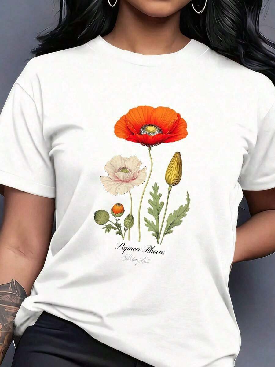 Dam-T-shirts - Vitt - Visa 1