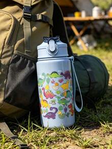 500ml Summer Outdoor Sports Water Bottle, Cute Gift For Kids, Students, Suitable For Camping, School, Graduation, Back To School, First Day Of School - Multicolor - View 8