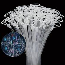 10pcs Transparent Balloon Stick Holders - DIY Bobo Balloon, Wedding Costume Props - View 1