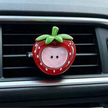 1/2/4pcs Creative Fruit Car Air Vent Clip Fragrance, Cute Car Interior Decor, Car Air Freshener - Creative Fruits - View 7