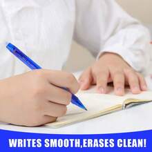 【Premium Writing Tools】6支裝塑膠可擦拭水性筆，0.5mm細筆尖，塑膠握把設計增加舒適感，6色可選，易擦拭水性筆，適合繪圖與書寫｜學生文具｜開學用品 - 多色 - 查看 4