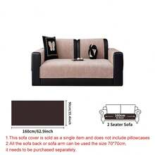 SANMOSPIN 1pc Minimalist Waterproof Sofa Cover, Comfortable Sofa Pad For Home, Bedroom, Living Room, Office, Suitable For All Seasons - Multicolor - View 26