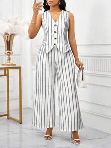 Elegant Women's Set Women's Summer Set Holiday Outfits For Women Work Outfits For Women Work Wear Women Vacation Outfits For Women Summer Outfit For Women Summer Outfits Summer Outfits For Women Summer Clothes Festival Outfit Women Festival Outfits Festival Festival Outfits For Women Mother's Day Mothers Day Outfit Wedding Beach Outfit Beach Outfits Beach Outfits For Women Beach Outfit For Women Casual Sets For Women Summer Holiday Outfits Vacation Outfits Women Country Concert Outfit Country Style For Women Women's Country Clothing Female Country Look Office Attire For Women Business Professional Women Office Wear For Women Office Outfits For Women - trắng - Xem 3