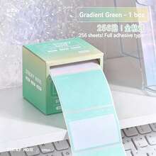 256 tờ giấy ghi chú hình gấu Kawaii có thể thu gọn, nhãn dán toàn bộ bề mặt, nhãn dán dễ thương chất lượng cao, giấy đánh dấu trang cho học sinh. - Một cỡ - Xem 14