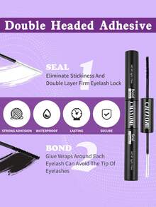 544/608pcs D-Curl Cluster False Eyelashes, Suitable For Beginners, Dense And Fluffy, Enlarging Eyes, Lightweight And Reusable, Long-Lasting Lash Clusters, Soft And Natural, Suitable For Home DIY, Travel, And Daily Commute. - Multicolor - View 10
