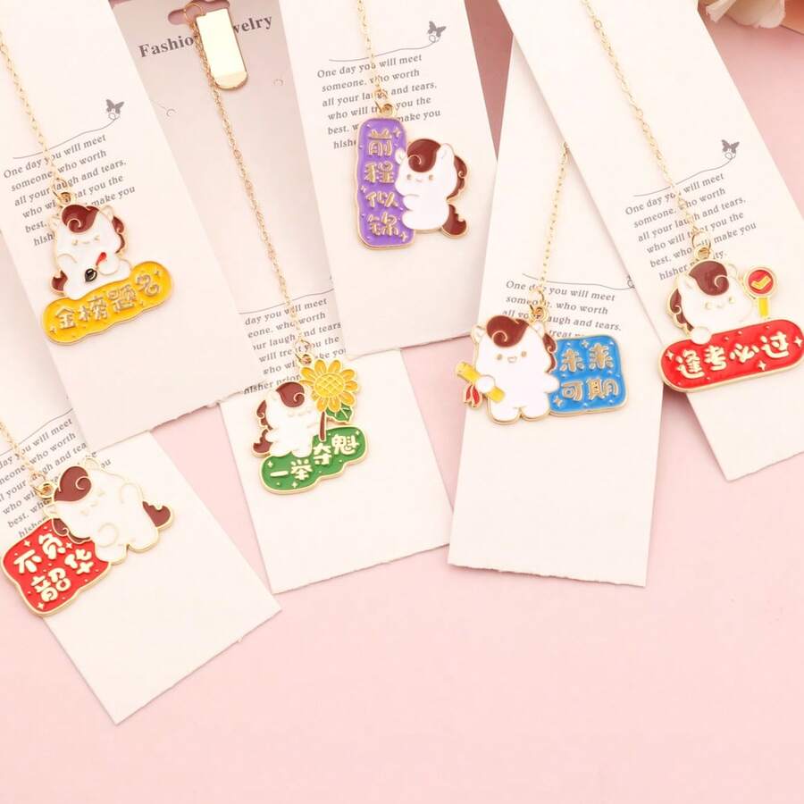 Dấu trang dễ thương sáng tạo với những lời nhắn nhủ truyền cảm hứng, quà tặng văn phòng phẩm học tập cho trẻ em, kẹp sách bán sỉ. - Những từ khóa nóng trong kỳ thi của Xiao Ma - Xem 1