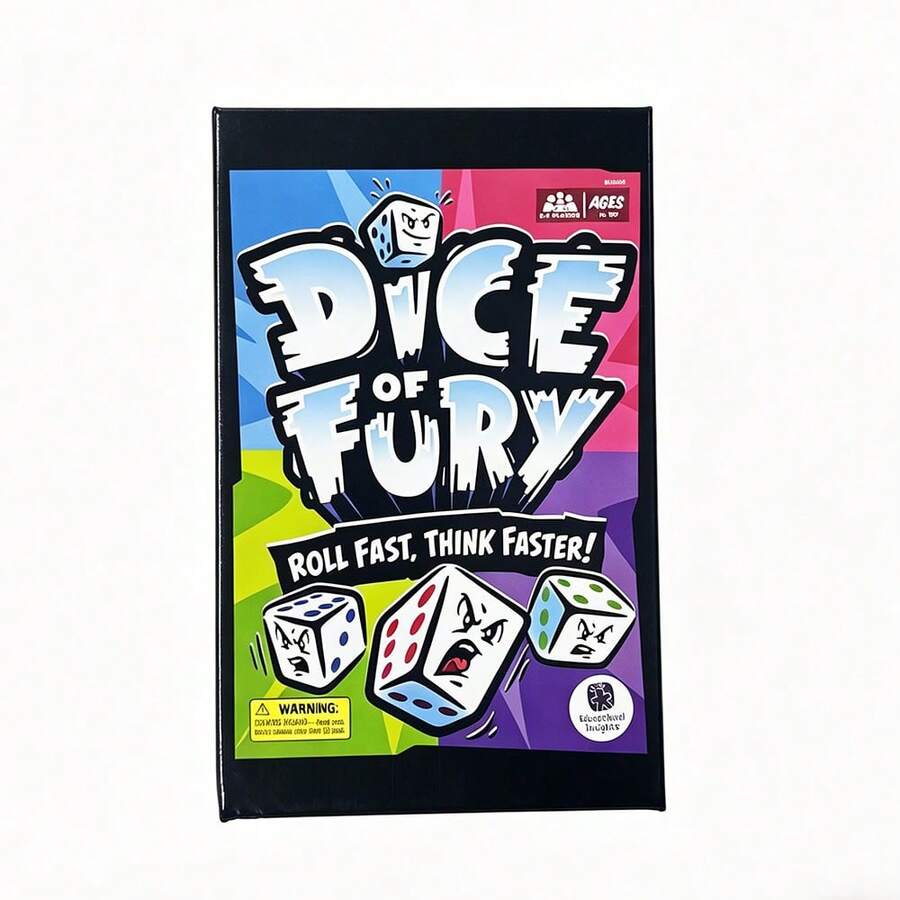 Furious Dice Fast-Paced Strategy Board Game - Competitive And Cooperative Family Gathering Game Featuring Intense Dice Throwing, Strategic Thinking And Durable Plastic Dice Suitable For Adult Fast-Paced Game Night - Multicolor - View 1