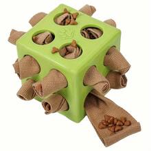 High-Quality Interactive Dog Puzzle Toy - Slow Feeding With Snack Dispenser, Suitable Dogs Of All Sizes, Reduces Boredom And Aggressive Chewing, Durable Pet Toy And Fun Accessory, Design, Long-Lasting, Exclusive Dogs - 黃色 - 查看 6