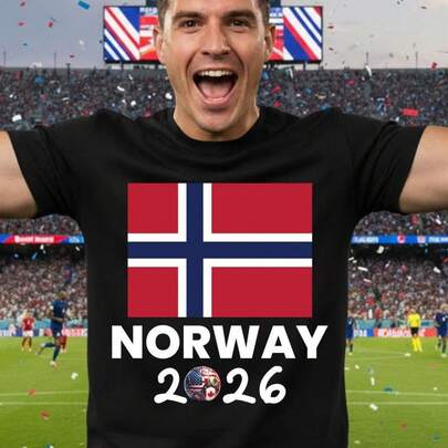 Norway Shirt World Cup 2026 Soccer Fan Tee Løvene Norwegian Football Lover Gift Men Women Kids Apparel Soccer Player Supporter Clothing Wear
