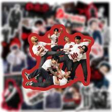 55張 K-POP BT5 ARIRANG 專輯混款貼紙，R M、SU GA、J-H0 Pe、Ji Min、V、Jung K00k 韓國團體防水 DIY 手帳貼紙，全新上市人氣偶像系列裝飾貼紙，風格豐富完整 - 彩色 - 查看 7