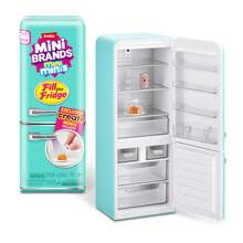 ZURU Mini Brands Fridge Set - 60+ Surprise Mini Replicas, LED/UV Lights And Exclusive Soft Collectibles, Toys For Kids 3+ (Includes Fridge Toy Set) - Multicolor - View 6