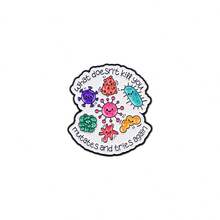 Lapel Enamel Pins And Brooches Badge Pins For Backpacks Bags Backpack Cool Decoration Friend For Gifts - Multicolor - View 4