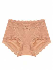 3pcs/Set M-XL Women Sexy Lace Panties, Thin Briefs, Mid-Waist Underwear - Multicolor - View 4
