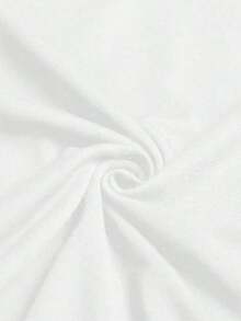 Camiseta de manga corta con cuello redondo y estampado casual para mujer VintageINAWLY, versátil para uso diario, tops de verano - Blanco - Ver 6