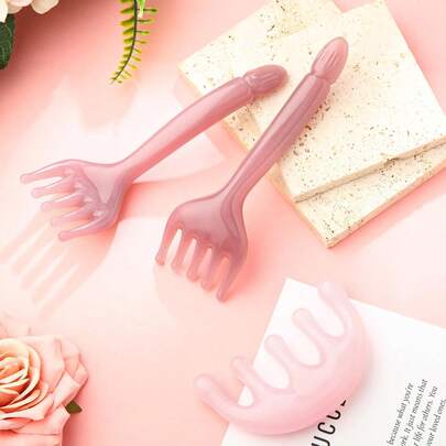 3 Packs Head Massager Scalp Comb Resin Scalp Stress Relax Tool For Christmas, Birthday, Mother's Day, Father's Day