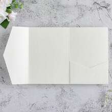 10 thiệp mời cưới gấp ba có kèm phong bì, kiểu dáng tối giản, phù hợp cho lễ đính hôn, lễ rửa tội, tự làm thiệp, kích thước 5*7 inch, có thể tùy chỉnh, thiệp Giáng sinh. - 25 cái - Xem 14