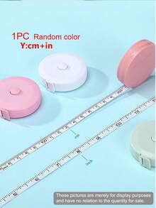 1pc Measuring Tape For Body Size (Chest, Waist, Arm) With Dual Sided (Cm And Inches) Scale, Stickers, Wall Decal, Vinyl Decal For Home Decorations, Spring Decoration Items Refresh Your Home, Rama Decoration Stickers - White - View 15