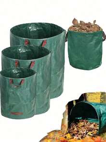 Heavy Duty Garden Trash Bags With Handles - Reusable Heavy Duty Garden Trash Bags For Collecting Plants, Grass, Dirt, Leaves, Reusable Garbage Bags - One Size Fits All - View 10