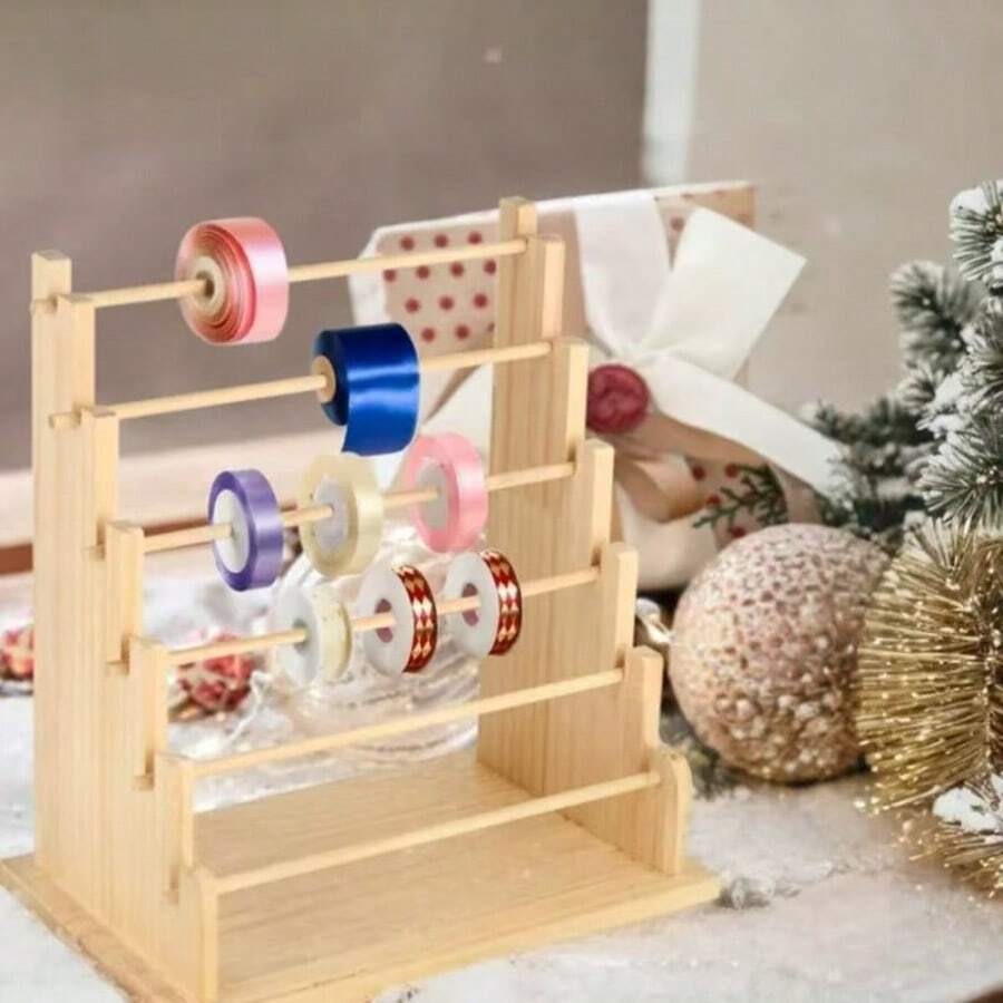 Kệ đựng đồ bằng gỗ nhiều tầng có thể tháo rời 4/6 tầng, giá trưng bày trang sức bằng gỗ. - nhiều - Xem 1