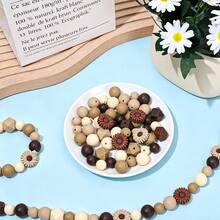 40 PCS Colorful Daisy Sunflower Focus Bead Set, Silicone Beads For DIY Pen Jewelry Making Classic Round Silicone Beads Fashion Key Bag Chain Bracelet Ornament Handicraft Materials Use - Flower-shaped Silicone Beads - View 4