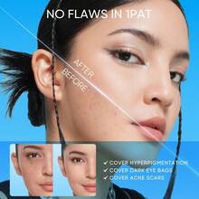 SKINTIFIC Perfect Stay Velvet Matte Cushion Foundation Full Coverage Long-Lasting Oil Control Flawless Makeup - 1CN Cool Vanilla - View 6