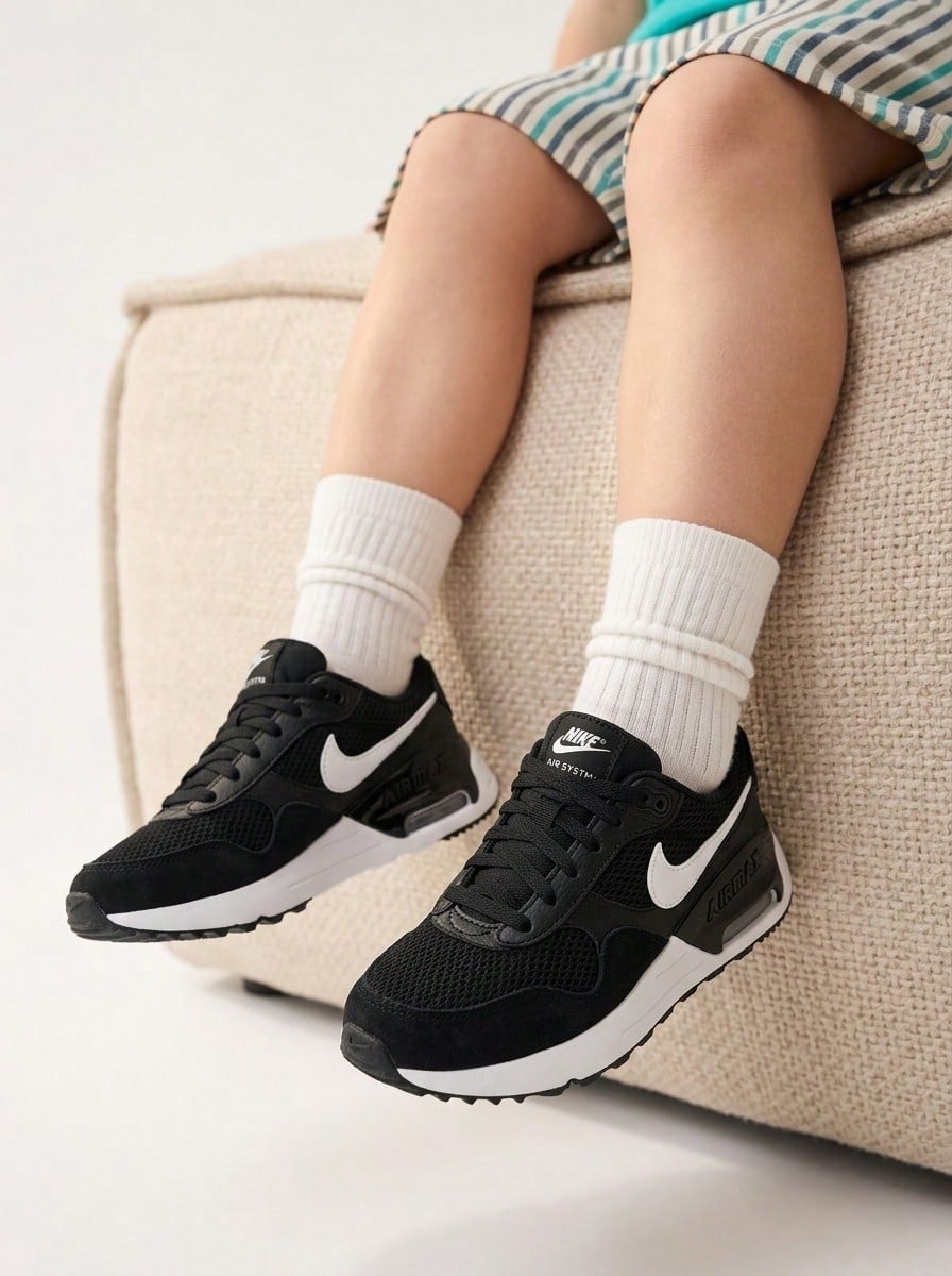 Air Max SYSTM Kids Sneaker Black / Wolf Grey / White DQ0284-001 - Black/Wolf Grey/White - View 1