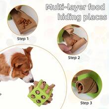 High-Quality Interactive Dog Puzzle Toy - Slow Feeding With Snack Dispenser, Suitable Dogs Of All Sizes, Reduces Boredom And Aggressive Chewing, Durable Pet Toy And Fun Accessory, Design, Long-Lasting, Exclusive Dogs - Green - View 9