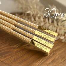 Abanico Plegable Personalizado para Boda con Perlas y Cinta - Abanico de Mano Grabado Personalizado como Regalo para Dama de Honor, Despedida de Soltera, Fiesta de Despedida de Soltera, Favor de Boda Elegante - Multicolor - Ver 11