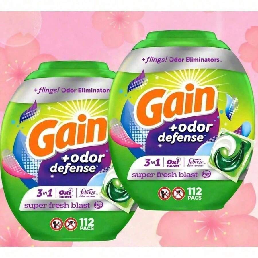 Flings HE Compatible Super Fresh 3-In-1 With Febreze And Laundry Liquid Fabric Softener, Original Scent, Stain Removal Enhancement, Softens Clothes, Locks Fragrance And Protects Color. Can Replace Laundry Powder And Laundry Detergent - 48 車 - 查看 1