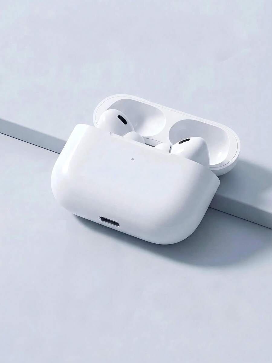 V5.3 Bluetooth Earphones With ENC Noise Cancellation, Powerful Bass Stereo Sound, 24-Hour Battery Life, Lightweight In-Ear Design, Hands-Free Calling Compatible With All Smartphones - View 1