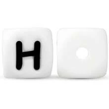 15/26/104pcs White Silicone Alphabet Beads, 12mm Square Letter Beads For Keychain And Bracelet Crafting, Durable DIY Jewelry Making Supplies - Letter - View 28