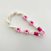 1pc Macrame Handmade Floral Keychain, Daisy Flower Phone/Key Chain, Dopamine Color Series Water Bottle/Bag Strap - View 11