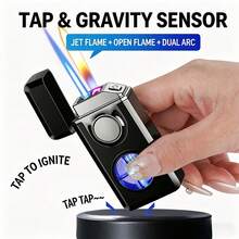 Smart Voice-Activated Windproof Lighter, 3 Flame Levels, Fluorescent – Perfect Men's Gift For Australia - Xem 2