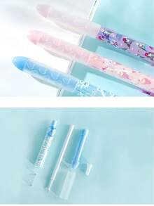 SANRIO 5支装正版悦木甜品派对按压式圆珠笔，混色，防水速干，适合学生及便携使用 - 中性筆 - 查看 7