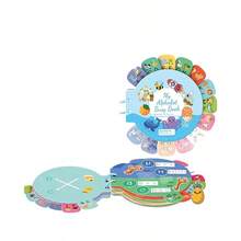 Tear & Stick Book, Children's Letter Sticker Book, Early Education Busy Book With Reusable Hook And Loop - Multicolor - View 6