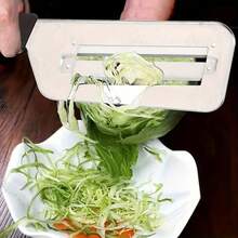 1pc Stainless Steel Cabbage Shredder, Manual Vegetable And Fruit Chopper, Kitchen Tool, Suitable For Kimchi And Salad - Dishwasher - Great For Restaurants And Home Kitchens - Multicolor - View 6
