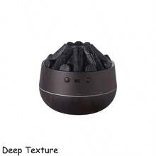 1pc 300ml Desktop USB Realistic Volcano Campfire Humidifier, Quiet Cold Mist Aromatherapy Diffuser With Wood Grain And Breathing LED Night Light, Suitable For Bedroom Home Office - Mist - View 13