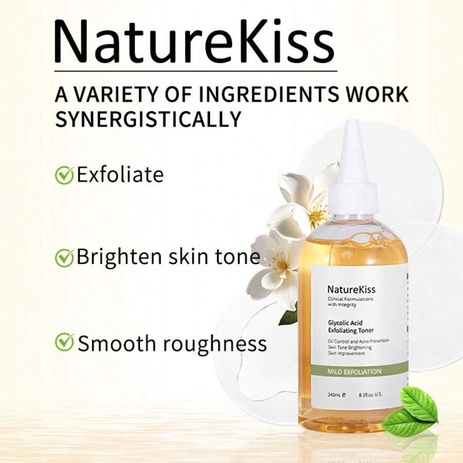 NatureKiss 果酸爽肤水 - 去角质液,疏通毛孔,缩小毛孔,提亮肤色 - NatureKiss (乙醇酸去角質爽膚水) - 查看 1