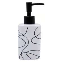 IZY Set 4 Piezas Dispensador de Jabón Líquido y Gel Antibacterial Baño Práctico para Oficina o Hogar - Blanco - Ver 4