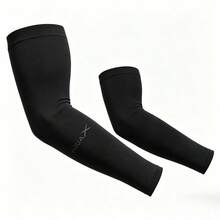 Mangas de Protección Solar Refrescantes, Tela Elástica Transpirable de Secado Rápido, Ajuste Ceñido, Ideal para Deportes de Verano y Ciclismo - 1 unidad - Ver 9