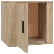 vidaXL Nachttische 2 Stk. Sonoma-Eiche 50x39x47 cm - Braun - Übersicht 8