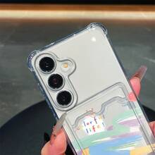 Funda para teléfono: Trazos alegres, vida colorida, estado de ánimo agradable.Funda Transparente de TPU para Teléfono con Porta Tarjetas, Compatible con Samsung Galaxy S25/S24/S24 FE/S23/S23/S22/A73/A72/A55/A54/A35/A16/A15/A14 5G|Antiamarilleo, Diseño Minimalista, Agarre Suave, Regalo Ideal 17, 16, 15, 14, 13, 12, 11, Plus, Air, Pro, Max, Galaxy S21, S22, S23, S24, S25, S26 FE, Edge, Pus, Ultra, A05, A06, A07, A13, A14, A15, A16, A17, A26, A52, A53, A54, A55, A56, A32, A34, A35, A36, Mini, X/XS Max, XR - transparente - Ver 5
