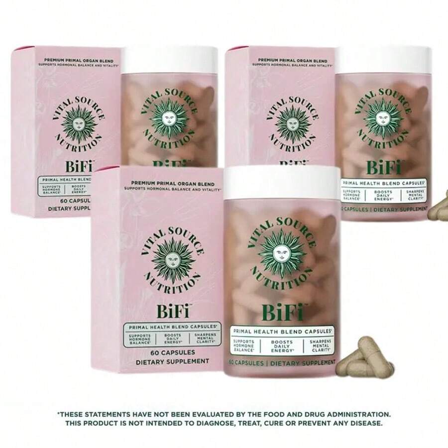 Debloat Support Capsules - AiRi - Vital Source Nutrition - 3bottle - View 1