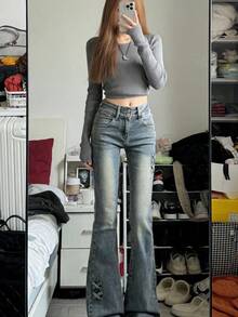 Women Jeans - Retro Blue - View 4