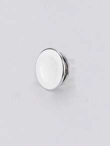 Plastic Bathroom Kitchen Basin Sink Overflow Cover Insert Replacement, Round Drain Cover, Basin Accessories - A - View 11