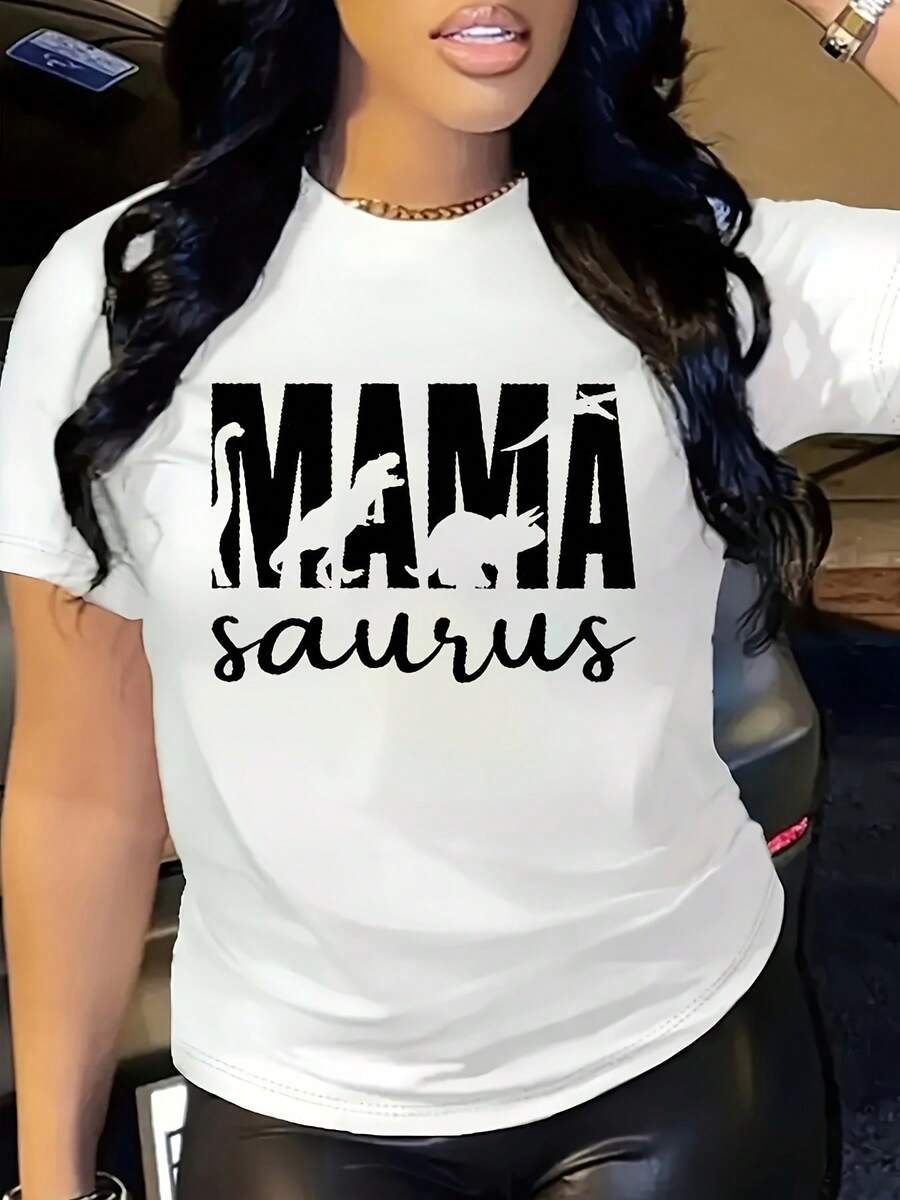 Camiseta de manga corta de 200g para el Día de la Madre, regalo especial para el 1 de mayo - Blanco - Ver 1